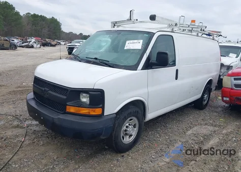 2015 Chevrolet Express 2500 Work Van из США, поврежденный, VIN 1GCWGFCF2F1284825